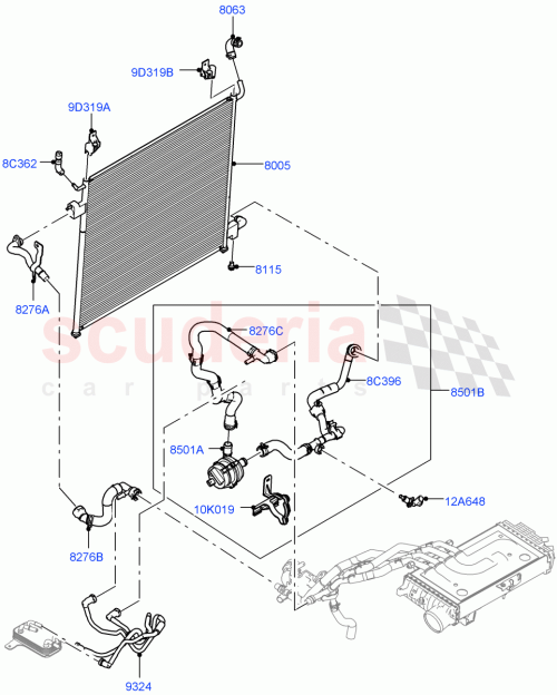 Part Diagram for Land Rover LR128198