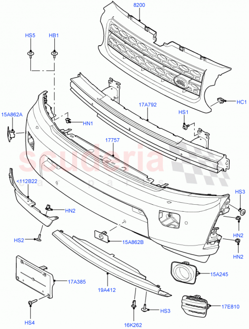 Part Diagram for Land Rover LR051328