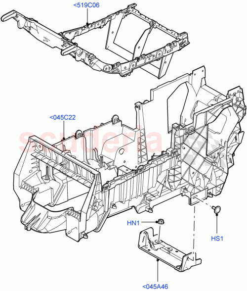 Part Diagram for Land Rover LR018566