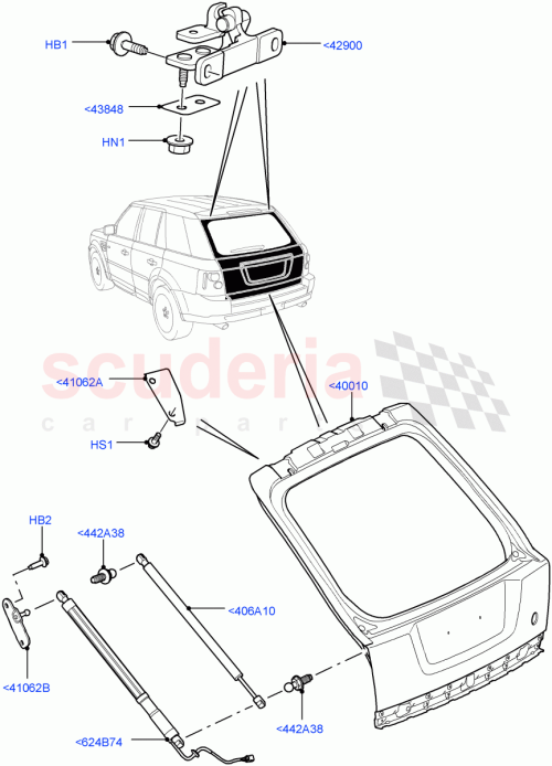 Part Diagram for Land Rover LR027543