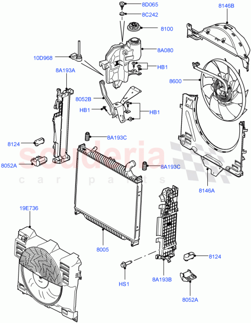 Part Diagram for Land Rover LR023080