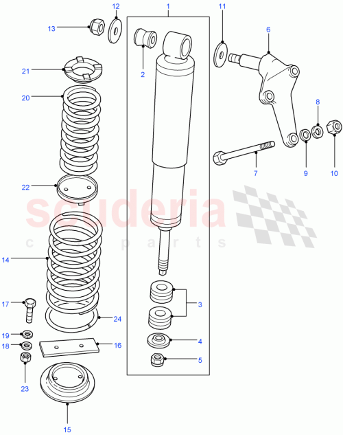 Part Diagram for Land Rover RRC3352