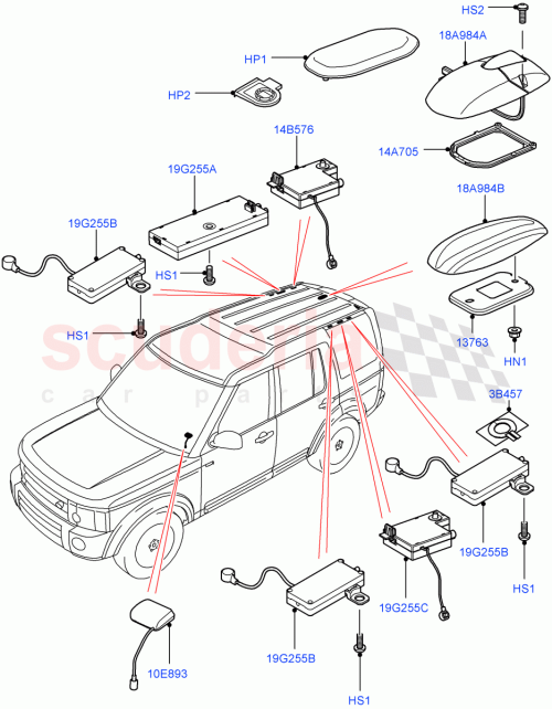 Part Diagram for Land Rover LR029700