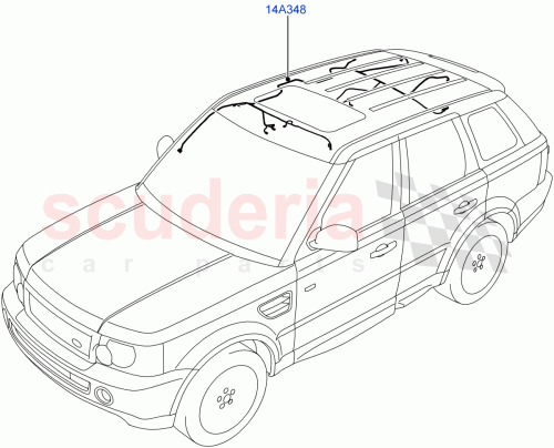 Part Diagram for Land Rover YMK501210
