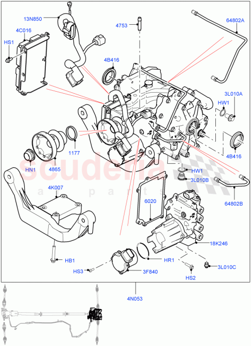 Part Diagram for Land Rover LR058370