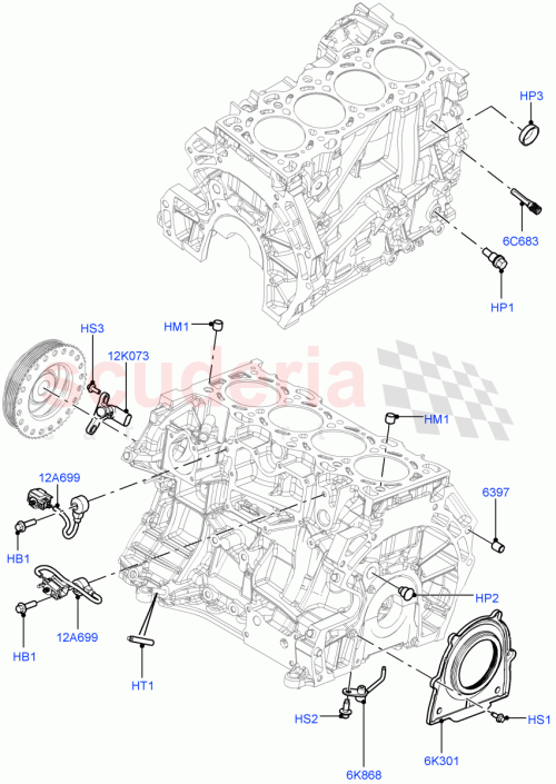 Part Diagram for Land Rover LR004820