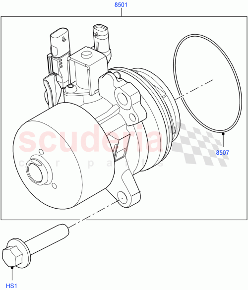 Part Diagram for Land Rover LR131224