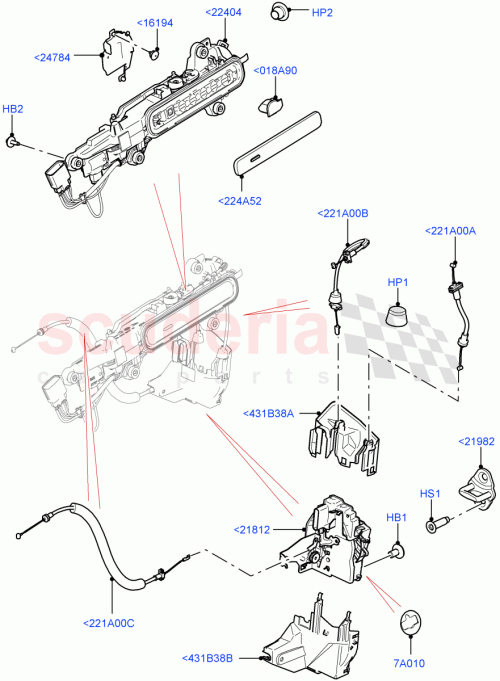 Part Diagram for Land Rover LR135300