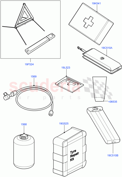 Part Diagram for Land Rover LR038711