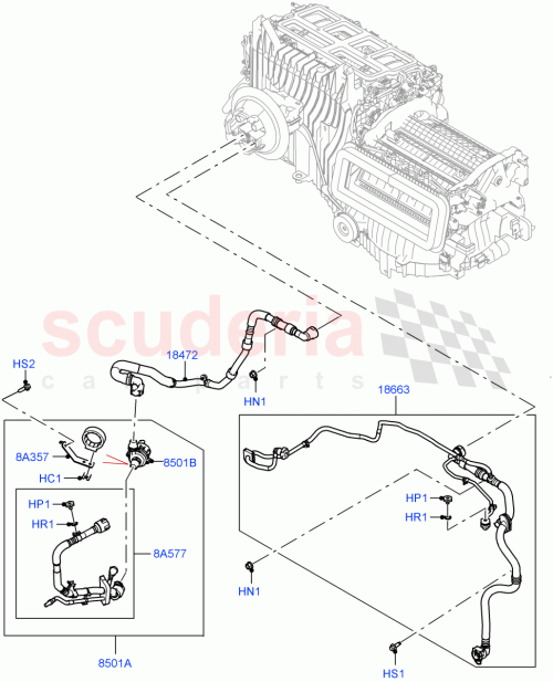 Part Diagram for Land Rover LR151919