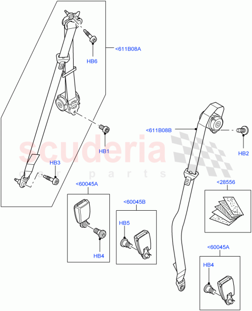 Part Diagram for Land Rover LR009291