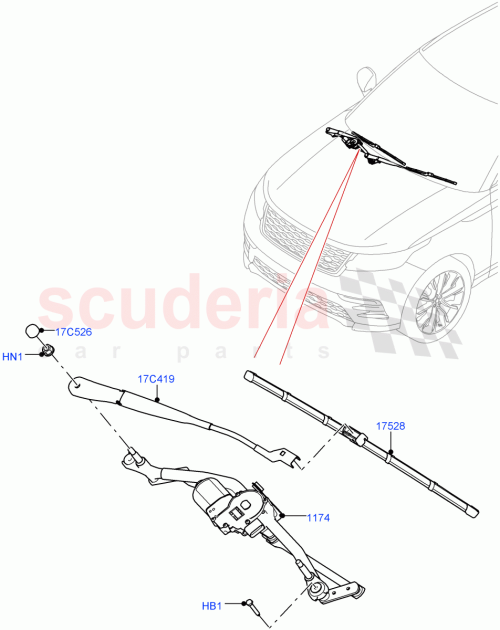 Part Diagram for Land Rover LR093423