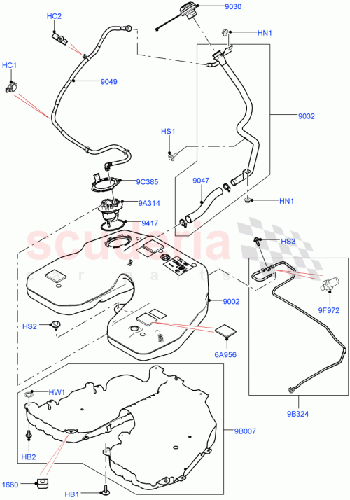 Part Diagram for Land Rover LR079272