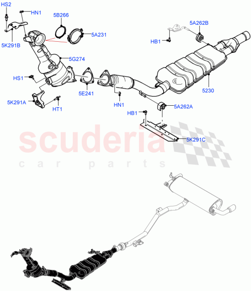 Part Diagram for Land Rover LR023448