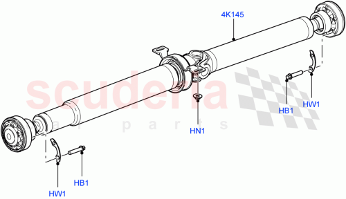 Part Diagram for Land Rover TVB500400
