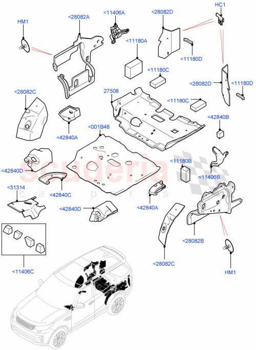 Part Diagram for Land Rover LR139922