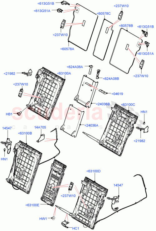 Part Diagram for Land Rover LR092496