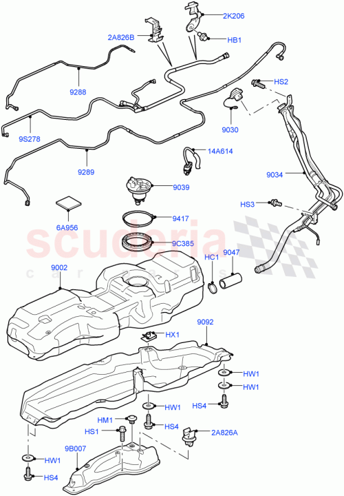 Part Diagram for Land Rover LR016241