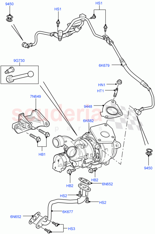 Part Diagram for Land Rover LR003784