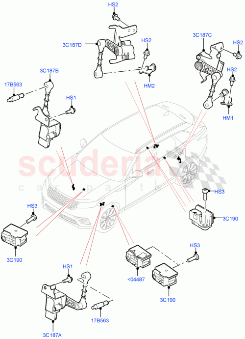 Part Diagram for Land Rover LR144905