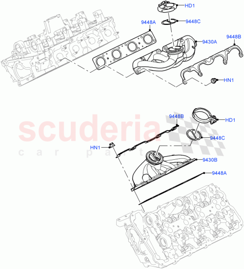 Part Diagram for Land Rover LR158517
