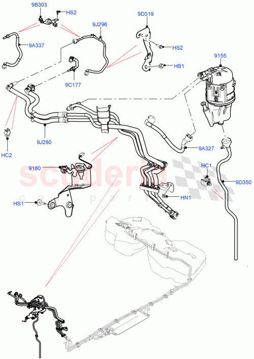 Part Diagram for Land Rover LR141333