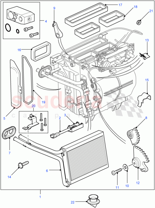 Part Diagram for Land Rover LR036308