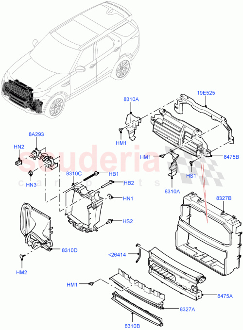 Part Diagram for Land Rover LR113397