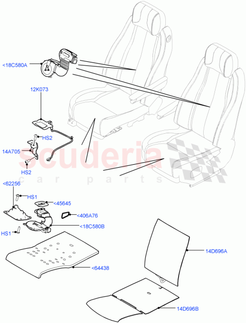 Part Diagram for Land Rover LR041100