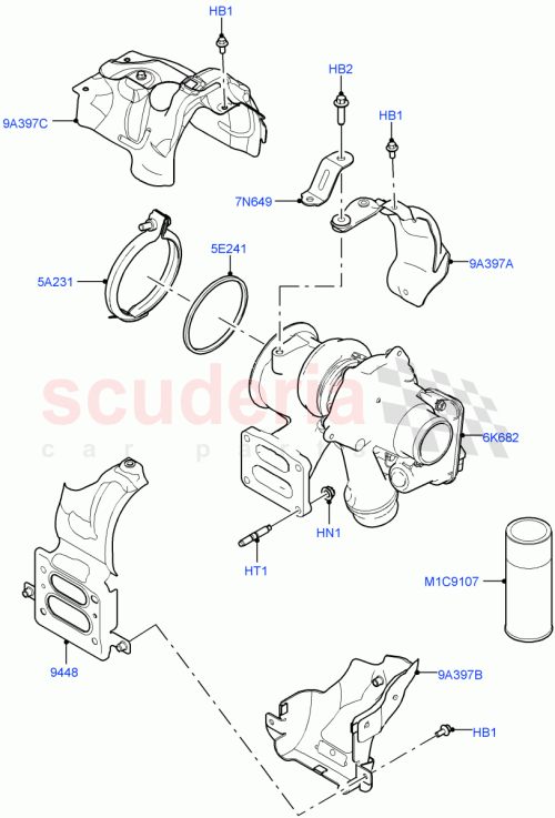 Part Diagram for Land Rover LR092114