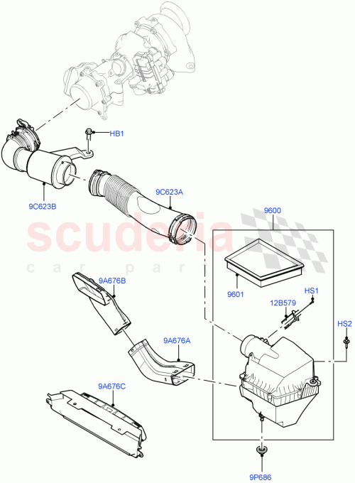 Part Diagram for Land Rover LR141749