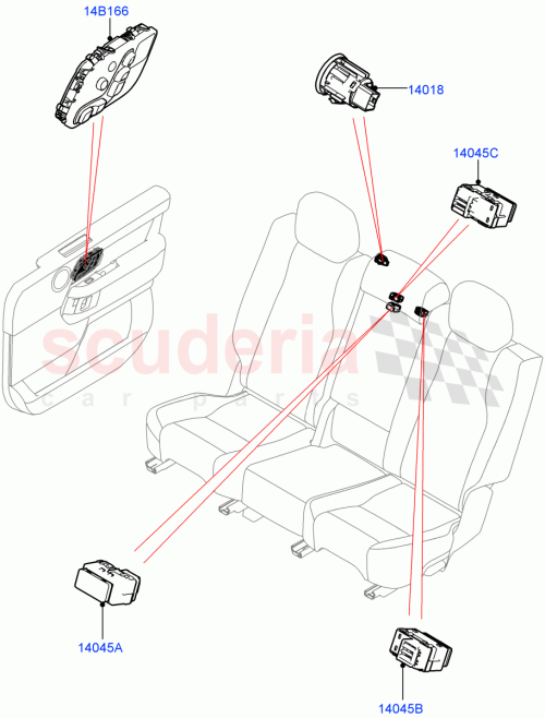 Part Diagram for Land Rover LR128543