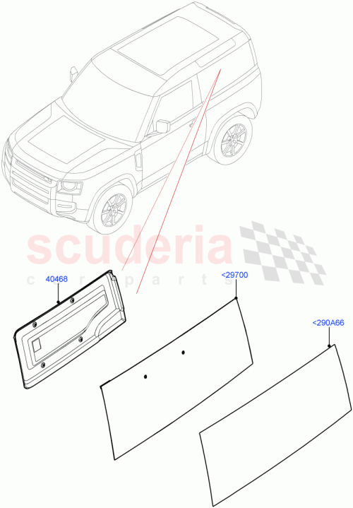 Part Diagram for Land Rover LR143174