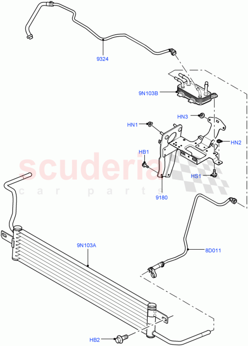 Part Diagram for Land Rover LR031827