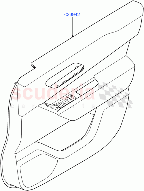 Part Diagram for Land Rover LR091434