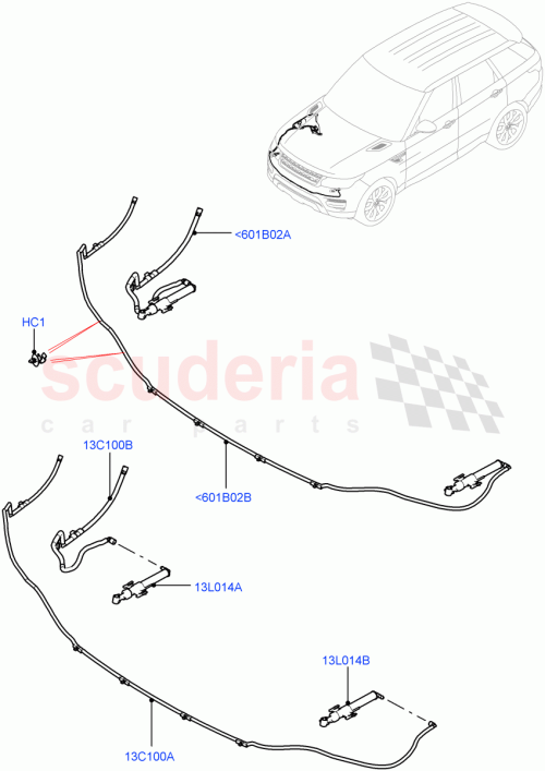 Part Diagram for Land Rover LR116264