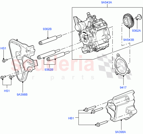 Part Diagram for Land Rover LR002470
