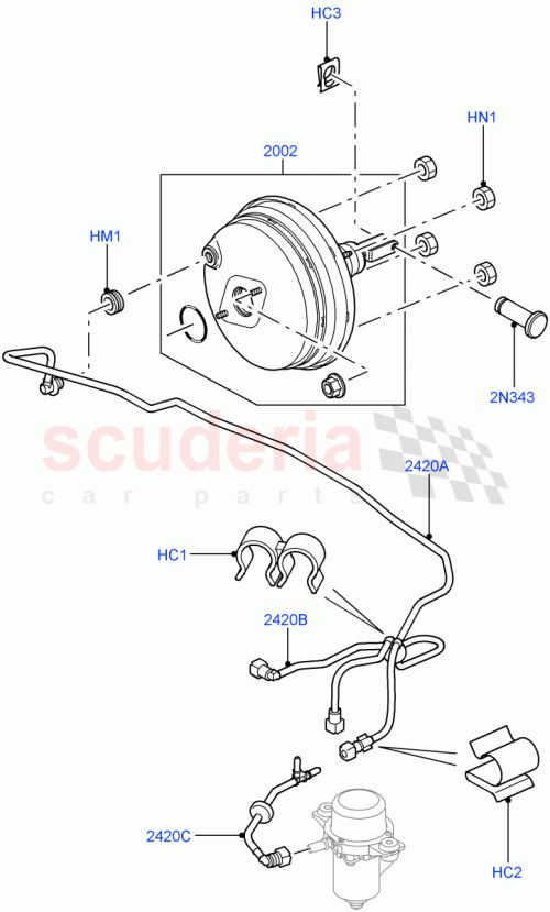 Part Diagram for Land Rover SGK500060