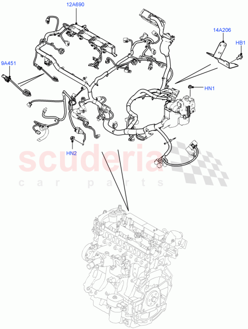 Part Diagram for Land Rover LR070822