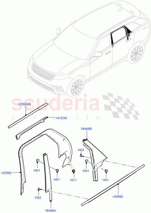 Part Diagram for Land Rover LR112104