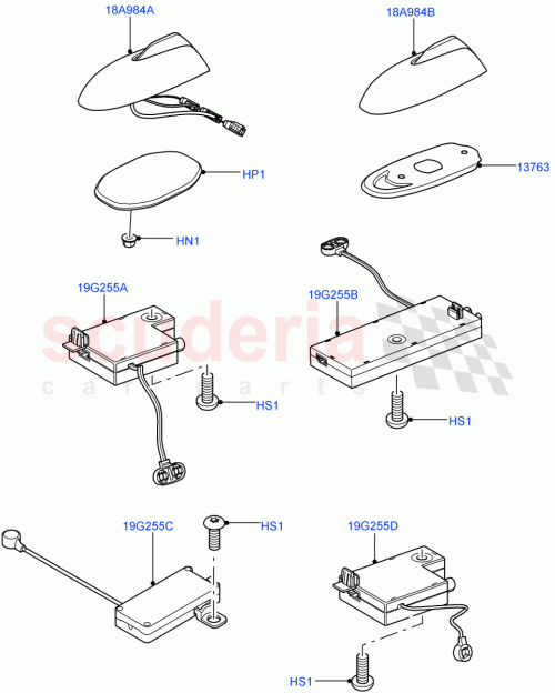 Part Diagram for Land Rover XUI500350