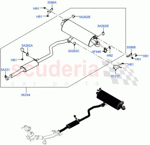 Part Diagram for Land Rover LR114106