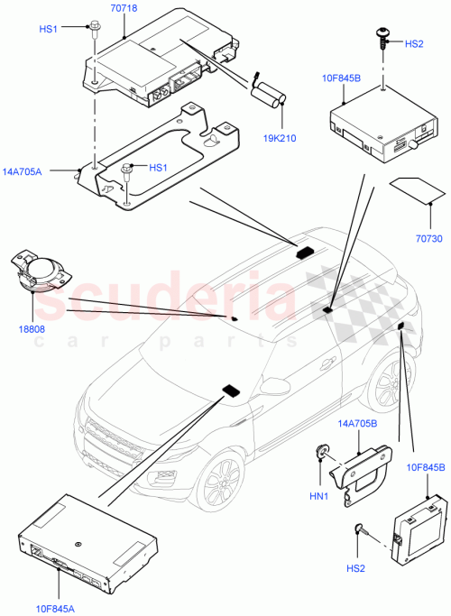 Part Diagram for Land Rover LR060019