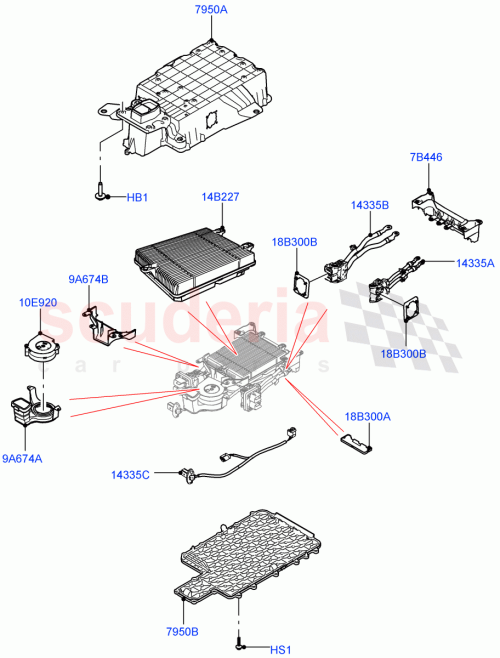 Part Diagram for Land Rover LR172324