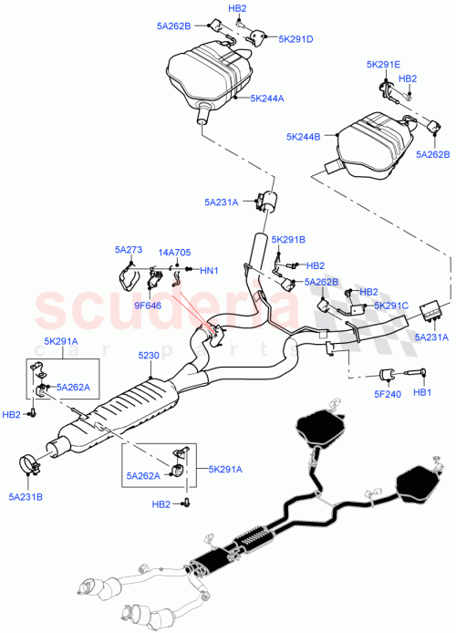 Part Diagram for Land Rover LR143220