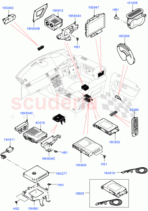 Part Diagram for Land Rover LR112581