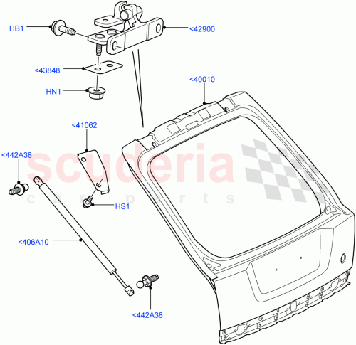 Part Diagram for Land Rover BHU790031