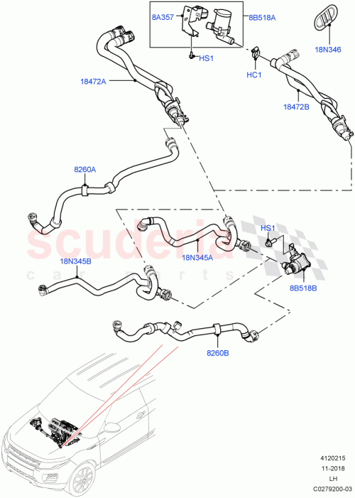 Part Diagram for Land Rover LR133924