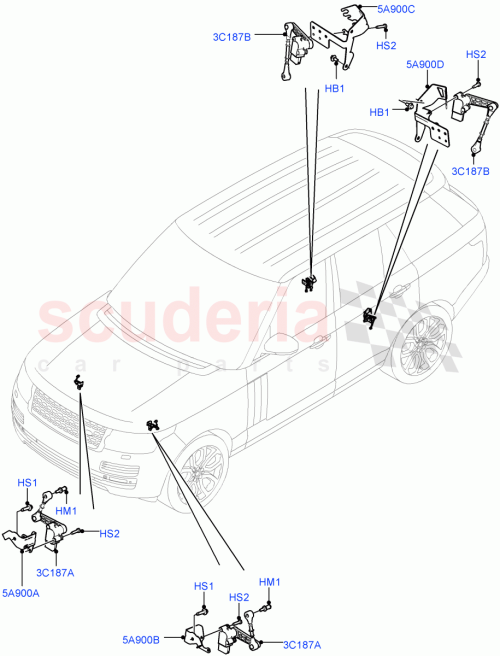 Part Diagram for Land Rover LR084050
