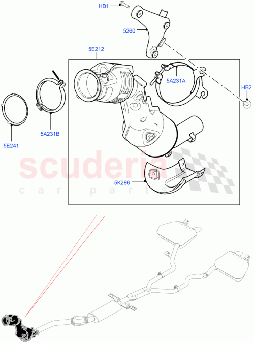 Part Diagram for Land Rover LR092889